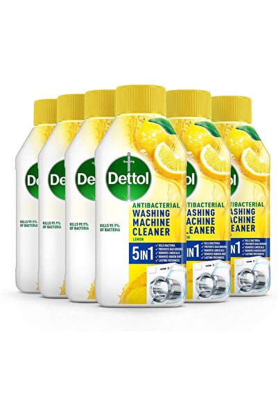 Dettol Washing Machine Cleaner Liquid, Lemon Fresh – Removes Odour & Limescal...