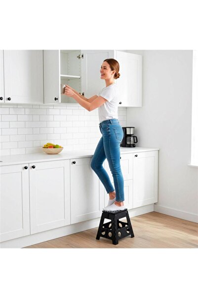 MyOfficeShop Scaun-treaptă multifuncțional, antiderapant, 39 cm, maxim 150 kg...