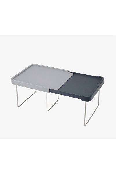 OEM Etajeră extensibilă cu 3 picioare, lungime maximă 40 cm, gri/gri închis