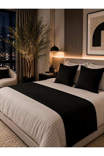 Attolya Runner Bedspread Replaces Bed End Runner. Runner Only Includes Runner. Pillowcases and Duvet Cover Are Not Included.