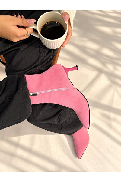 irmona Cizme și botine - Roz - Elegant