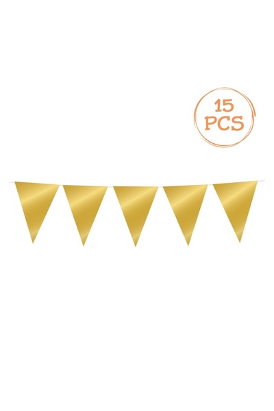 OEM Stegulete din Plastic Folie Aurie pentru Petrecere 10m -15 buc.