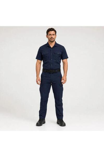 Silyon Askeri Giyim Jandarma Asayiş Colorfast Navy Blue Color Trousers