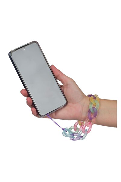 OEM Accesoriu Telefon Mobil Lanț Pastel 13cm – Prindere Practică și Accesoriu...