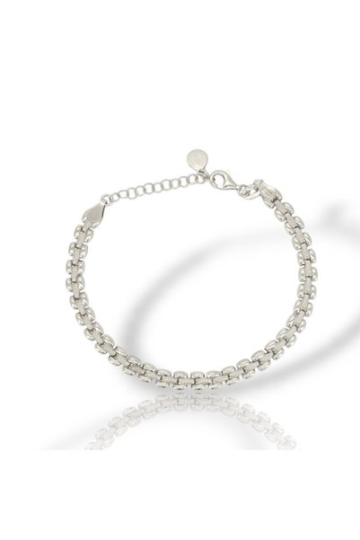 Mentzos Exclusive Silver Βραχιόλι από επιπλατινωμένο ασήμι 925 (κωδικός SVX24...