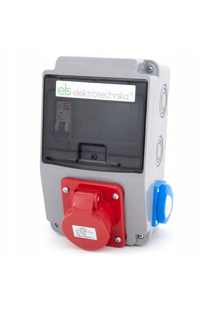 ELS Elektrotechnika Distribuitor electric de exterior, cu 2 prize 230V 16A/5,...