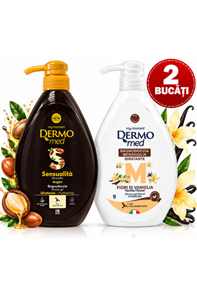 Deromed Set geluri de duș senzual și hidratant 1 L