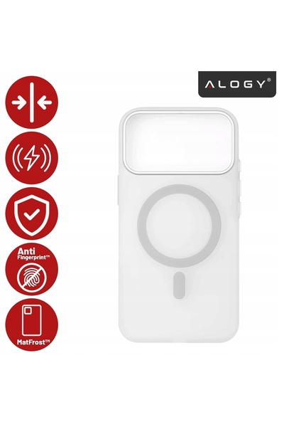 ALOGY Husă pentru Apple iPhone 17 Pro – carcasă mată compatibilă cu MagSafe, ...