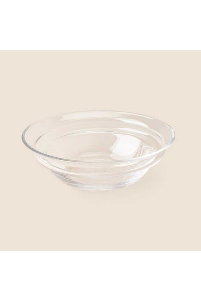 Sigma Home Divina Yassı Salata ve Meyvelik - Şeffaf - 29 cm