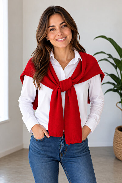 esma trend Kare Parçalı Patchwork Atkı-Spor Triko Örme Omuz Atkısı Unisex Boh...