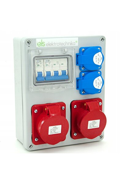 ELS Elektrotechnika Distribuitor cu întrerupătoare pentru construcții, AC 2*3...