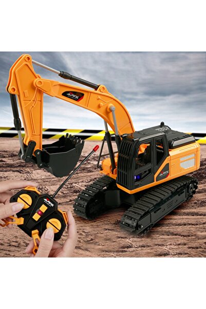 NO BRAND EXCAVATOR TELEGHIDAT – JUCĂRIE PENTRU BĂIAT – VEHICUL DE ȘANTIER, CADOU