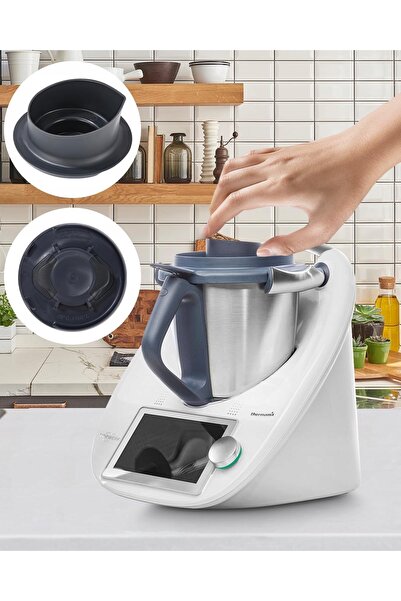 NO BRAND CUPĂ DE MĂRUIT PENTRU Thermomix TM5 TM6, 100ml, CU CAPAC ȘI GRADAȚII