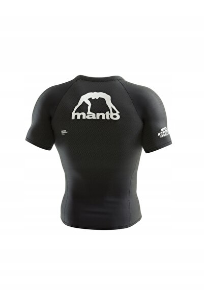 Mantovani MANTO Rashguard RANK negru cu mânecă scurtă mărime XXL