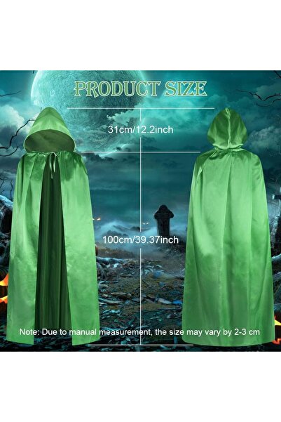 NO BRAND PELERINĂ CU GLUGĂ COSPLAY COSTUM DE MASCARADĂ PENTRU BALUL DE MASCĂ ...