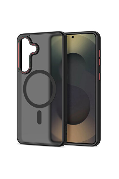 Tech-Protect Husă pentru Samsung Galaxy S26 MagCam MagSafe Negru Mat/Roșu
