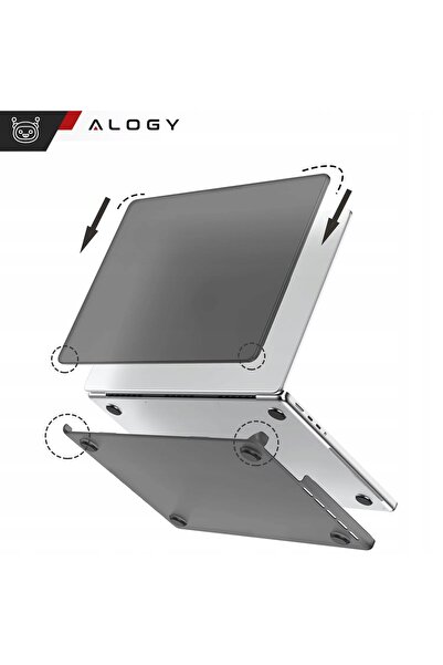 ALOGY Husă de protecție pentru Apple Macbook Pro 16 - M1/M2/M3/M4 2021-2024 2...