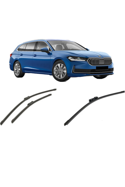 Bosch Set of 3 wipers SKODA SUPERB IV (NZ3) 2023-2025, windshield and rear wi...