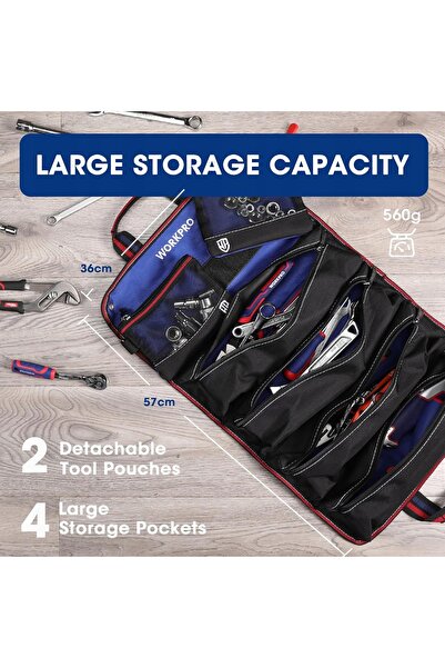 NO BRAND ORGANIZATOR PLIABIL PENTRU SCULE 720D COMPACT, REZISTENT ȘI CU CAPAC...