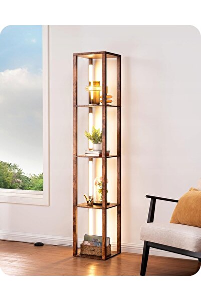 NO BRAND RAF DE 5 NIVELE CU LAMPĂ VERTICALĂ SET 2 ÎN 1 20W 1350 LUMENI 163x29...