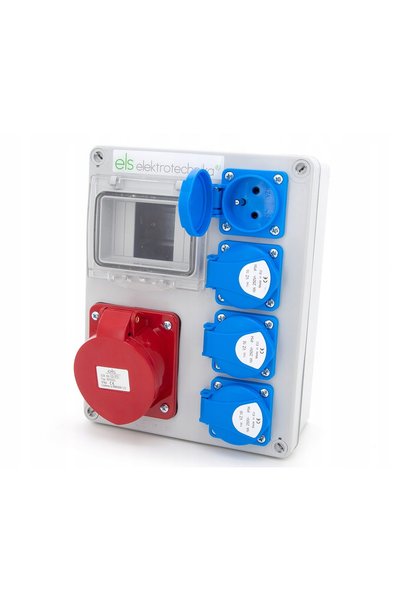 ELS Elektrotechnika Cutie de distribuție 32/5 400V 4*230V Cutie de perete IP44