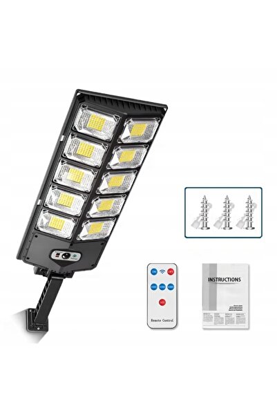 NO BRAND Lampă solară cu LED, senzor de mișcare și senzor de crepuscul, pentr...