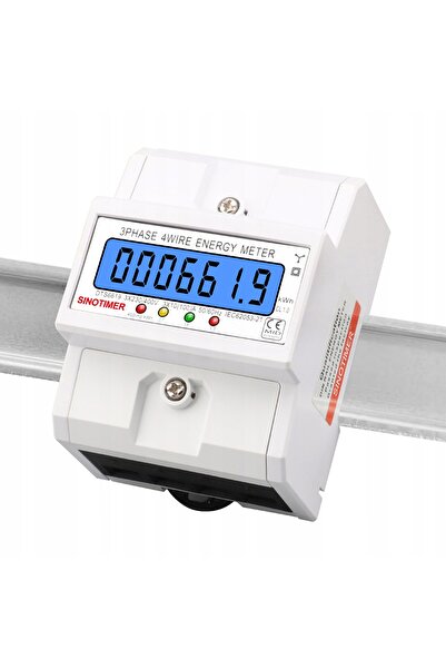NO BRAND CONTOR DE ENERGIE TRIFAZAT, CONTOR DE CURENT 230V 10(100)A TRIFAZAT