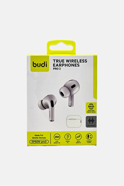 Budi True Wireless Earphones, White