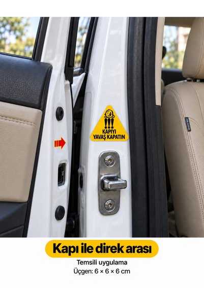 OTO SÜSLEN İSTANBUL مجموعة ملصقات عاكسة للضوء بعبارة 'هناك طفل في السيارة'