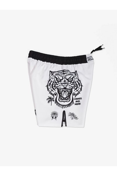 Mantovani Pantaloni scurți MANTO pentru antrenament MMA, MIKO, albi, mărime XXL