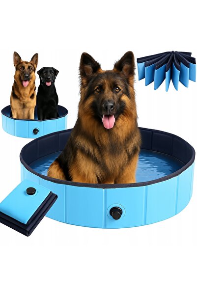 NO BRAND PISCINĂ PENTRU CÂINI ȘI ANIMALE DE COMPANIE, MARE, DIN PLASTIC, DE G...