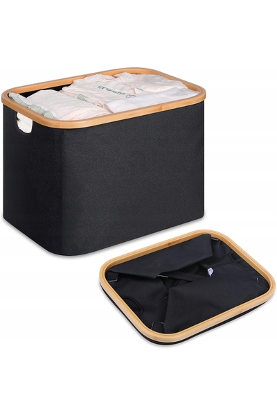NO BRAND COȘ DE RĂPĂDURI PLIABIL ELEGANT REZISTENT ORGANIZATOR DE BAIE 50L