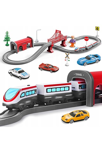 NO BRAND TRENUL ELECTRIC SET DE ȘINE LOCOMOTIVĂ DE JUCĂRIE CU SUNET CADOU