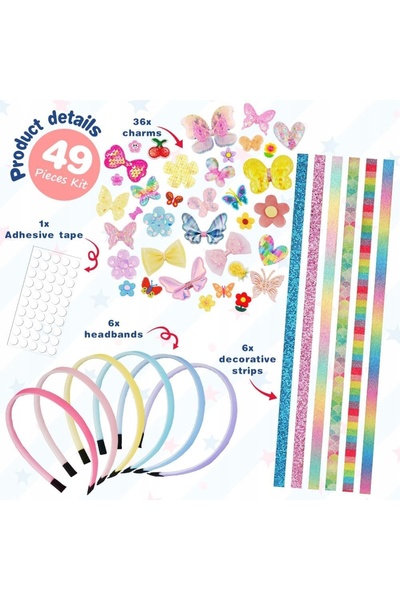 NO BRAND BENTITE DE CAP: CREEAZĂ-ȚI PROPRIUL SET DE BENTITE DE CAP DIY, COLORATE