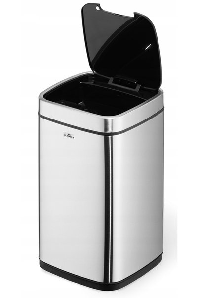 Durable Coș de gunoi cu senzori 12L argintiu