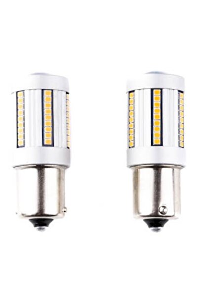 EinParts Automotive Becuri LED EINPARTS P21W 1156 66 SMD 2016 AMBER CANBUS PE...