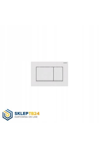 Geberit Buton de pornire frontal Sigma20 alb-alb mat-alb