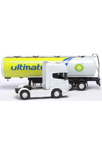 NO BRAND Model metalic camion Scania Ultimate cisternă transport combustibil BP