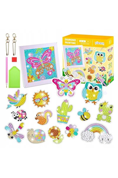 Askato Broderie cu diamante fluture