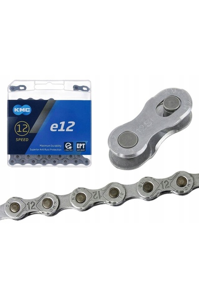 KMC Lanț de bicicletă E12 EPT, 12 viteze, pentru bicicletă electrică, 128 de ...