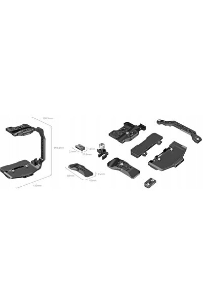 SmallRig Stabilizator portabil 5810 negru