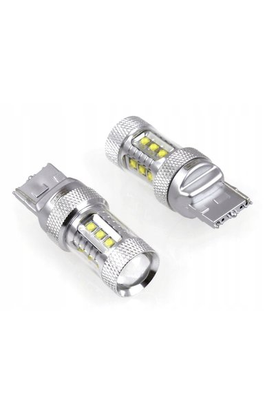 EinParts Automotive Becuri auto LED EINPARTS W21W T20 12V 16 LED-uri CREE de ...