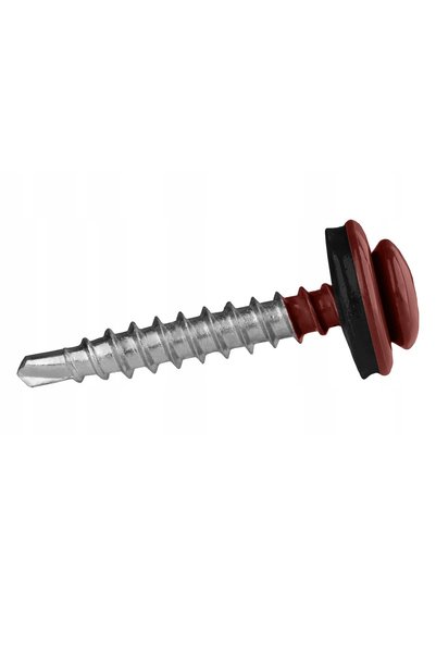 Etanco Șuruburi șurub fermier șurub pentru tablă 4,8x60 TORX RAL 3009 100 bucăți