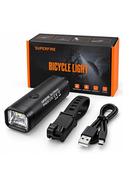 OEM Far LED pentru bicicletă BL11, 5 W, 4 moduri de iluminare, Baterie reîncă...