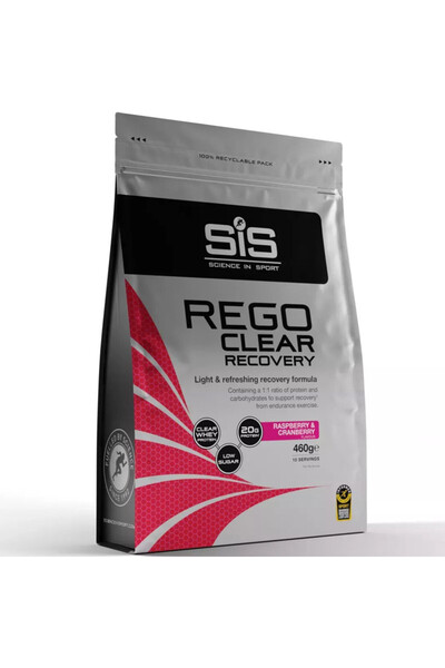 SIS Rego băutură pudră transparentă 460g zmeură-cranberry