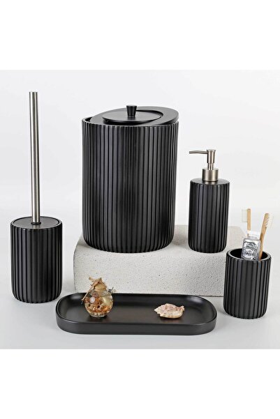 Selim Aura Bathroom Set Black