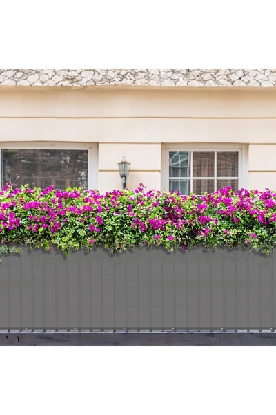 NO BRAND Prelată opacă pentru balcon 170 g/m² Protecție împotriva vântului 90...