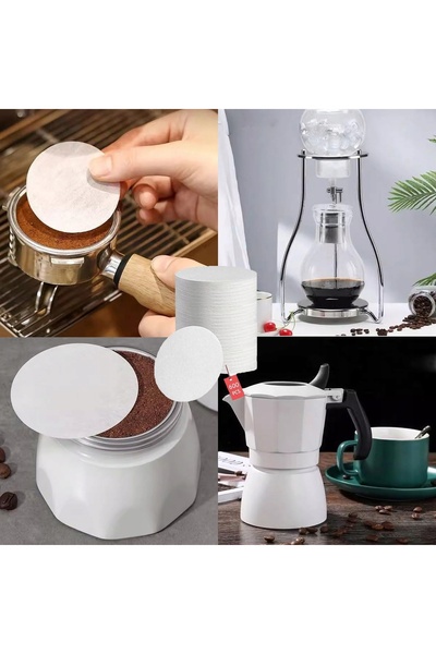 NO BRAND FILTRE DE HÂRTIE PENTRU ESPRESSO 51,5mm NATURALE, CONFORTABILE ȘI IG...