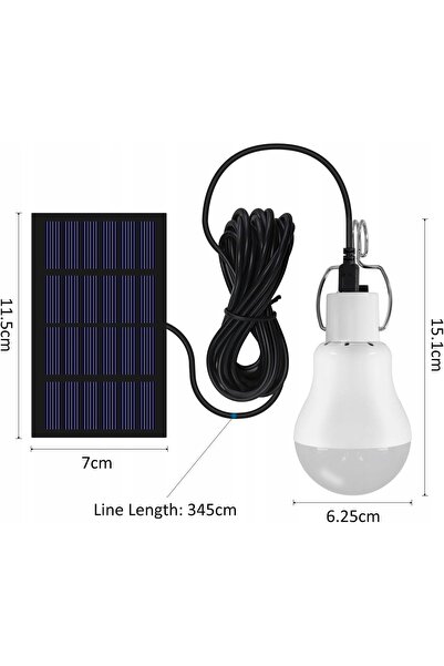 NO BRAND Lămpi solare LED suspendate pentru grădină, elegante, cu panou, 2 bu...
