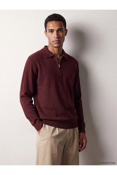 LC Waikiki Quality Pieces from Çelebi Store Devrik Roba Collar Men's Knitwear...